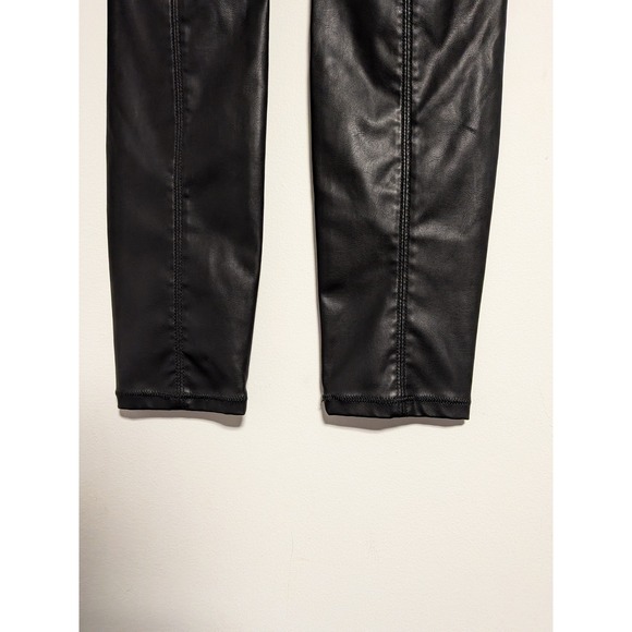 BlankNYC Vegan Leather Pull On Leggings Black Skinny Pants 30V-1122MX Womens 30 - Picture 10 of 13